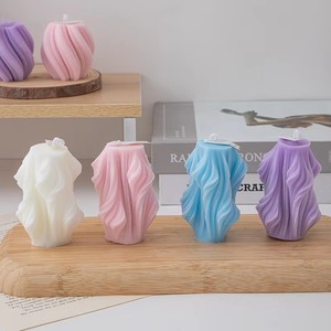 Vela de Cera de Soja Ecológica Hecha a Mano con Aroma Amaderado para Regalos de Navidad y Bodas, Ecológica y de Larga Duración - Product Image 3