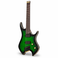 Guitare D-330 sans tête 6 cordes 24 frettes compacte avec micros H-H Corps Okoume Pont de réglage pour guitaristes nomades Sunburst