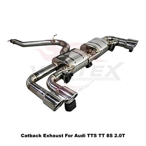ระบบท่อไอเสียแบบวาล์ว Vortex SS304 สำหรับ Audi TTS TT 8S 2.0T ปี 2014-2024 ชุดแต่งเพิ่มสมรรถนะแบบติดตั้งได้โดยตรง - Product Image 2