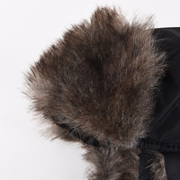 Gorro Ruso Impermeable y Cortavientos, Gorro de Invierno con Orejeras de Piel Sintética Suave, Gorro de Esquí, Gorro de Trapper