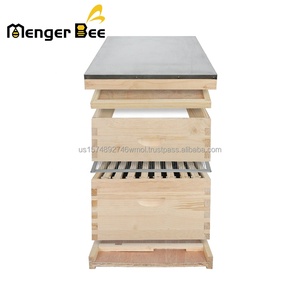 Nouvelle ruche Langstroth à 2 étages et 10 cadres en bois de sapin, non assemblée, pour le marché américain, avec garantie de 2 ans - Product Image 2
