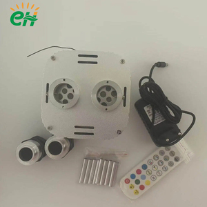 Moteur d'éclairage LED à fibres optiques tout-en-un Ciel Étoilé et Météore, RGBW, avec effet <span class=keywords><strong>de</strong></span> roue scintillante et étoile filante, pour décoration <span class=keywords><strong>de</strong></span> plafond, télécommande via application - Product Image 1