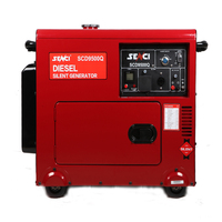 Générateur diesel Senci 50Hz 6kw 6,5 kw triphasé silencieux
