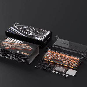 GravaStar K1 PRO 75% Gasket Mechanical <b>Keyboard</b>, Tri-mode <b>Keyboard</b> with Adjustable Feet for Esports Gaming - Product Image 6