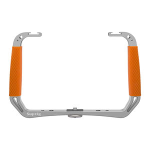Suptig Plate-forme de <span class=keywords><strong>plongée</strong></span> sous-marine en alliage d'aluminium, support de stabilisation portable en silicone à double <span class=keywords><strong>poignée</strong></span> pour appareils photo DJI et Insta360 - Product Image 2