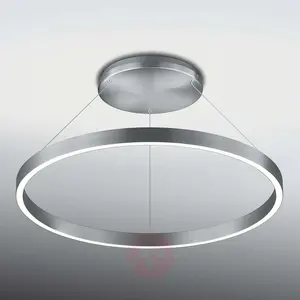 Colgante luminoso personalizado, luz Led Circular moderna, lámpara