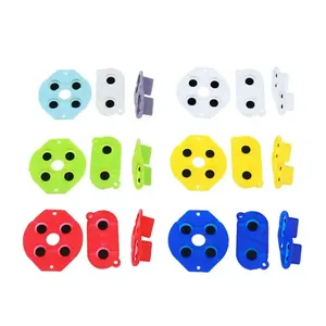 Boutons conducteurs en caoutchouc colorés A-B D-Pad pour Game Boy, clavier en silicone Start Select pour pièces de réparation <span class=keywords><strong>GB</strong></span> - Product Image 2
