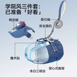 Correa para perros, arnés para mascotas, accesorio para pasear perros tipo chaleco, adecuado para perros pequeños y medianos como Teddy y Bichon. - Product Image 5