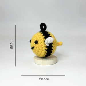 Bông Nhỏ Crochet Bee Keychain dễ thương túi quyến rũ nóng bán Crochet Keychain handmade - Product Image 6