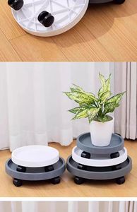 Soucoupes épaissies pour plantes mobiles avec roulettes, plateau récupérateur d'eau, base de pot de fleurs en résine robuste - Product Image 6