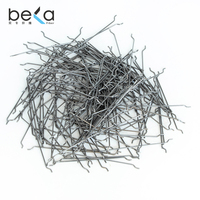 Fibra de Acero Inoxidable de Alta Resistencia a la Tracción BEKA con Extremo de Gancho para Diseño Moderno, Uso en Almacenes y Construcción de Hormigón Prefabricado