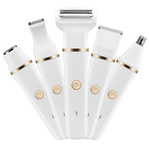 Nouveau kit de rasoir électrique sans fil 4-en-1 <span class=keywords><strong>pour</strong></span> femmes rasoir corporel indolore <span class=keywords><strong>pour</strong></span> femmes avec épilateur à cheveux et dispositif <span class=keywords><strong>pour</strong></span> le <span class=keywords><strong>nez</strong></span> facial - Product Image 6