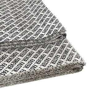 กระดาษเคลือบขี้ผึ้ง28กรัมแบบกำหนดเองพิมพ์ลายหมึกสีทองแบบแผ่นเต็มรูปแบบกระดาษคราฟท์ทนทานและบรรจุภัณฑ์เสื้อผ้า - Product Image 1