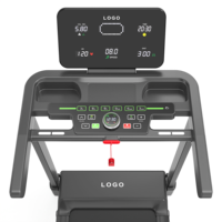 Tapis roulant électrique intelligent pliable à inclinaison automatique Kinomap pour une utilisation interactive avec application, machine de course compacte pour la remise en forme à domicile