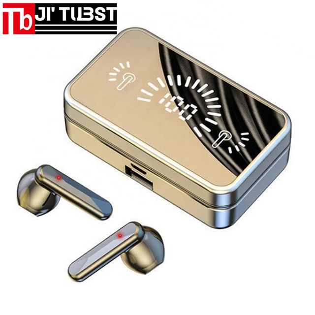 Hot Sale Low Price S20 Sports Wireless Earbuds Audionic Bass Stereo Game Headphones Digital Display Battery Mirror TWS Earphones