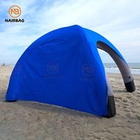 Auvent d'air Portable auto-gonflant pare-soleil tente en plein air plage Camping gonflable abri soleil tente sauter ombre auvent Gazebo