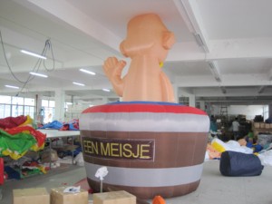 Inflatable Holland Baby Balloon for Bath Advertising Events-Waterproof & Windproof with Custom Logo - Product Image 4
