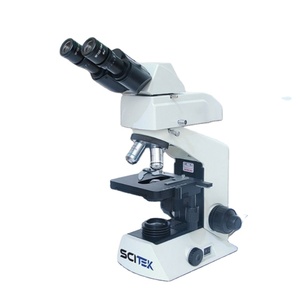 Microscopio de Fluorescencia SCITEK Seidentopf con Cabezal Binocular Inclinado a 30 Grados °   Sistema Óptico Infinito con Iluminación LED para Laboratorio - Product Image 1