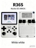 Consola de Juegos Portátil ArkOS 2.0 SystemS R36S, 64 GB de Almacenamiento, Más de 10000 Videojuegos Retro Integrados, Pantalla de 3.5 Pulgadas, Wi-Fi