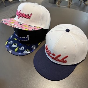 עיצוב חדש היפ הופ כובע ברים שטוחים מותאם אישית מלאי אופנה רקמה 3D רקמת ספורט מגוררות - Product Image 1