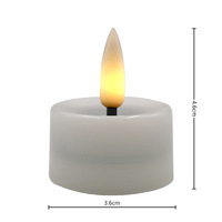 Bougies LED en forme de balle pour fabricants, télécommandées, blanc chaud, avec minuterie, 2 boutons, éclairage d'ambiance pour mariages et anniversaires