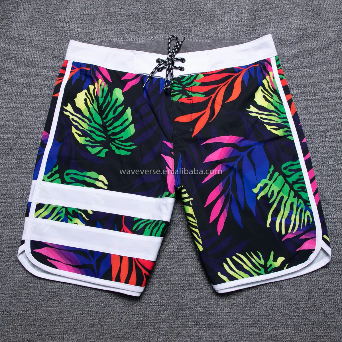 Shorts de surf personnalisés à séchage rapide pour hommes, shorts de surf imprimés, maillots de bain, shorts de surf imperméables pour hommes, vente en gros