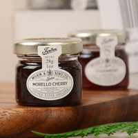 Selai Stroberi Tea Tree Inggris Grosir 28g*72 Toples Penyimpanan Suhu Ruangan Madu Pernikahan Rasa Raspberry Jeruk