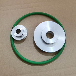 Alüminyum Alaşımlı V Kayışı Tekli Çekme Kasnağı Ana Şaft <span class=keywords><strong>Motor</strong></span> Kasnağı Modeli Transmisyon Tekerleği Küçük Kasnak Dış Çapı 16mm OEM - Product Image 2