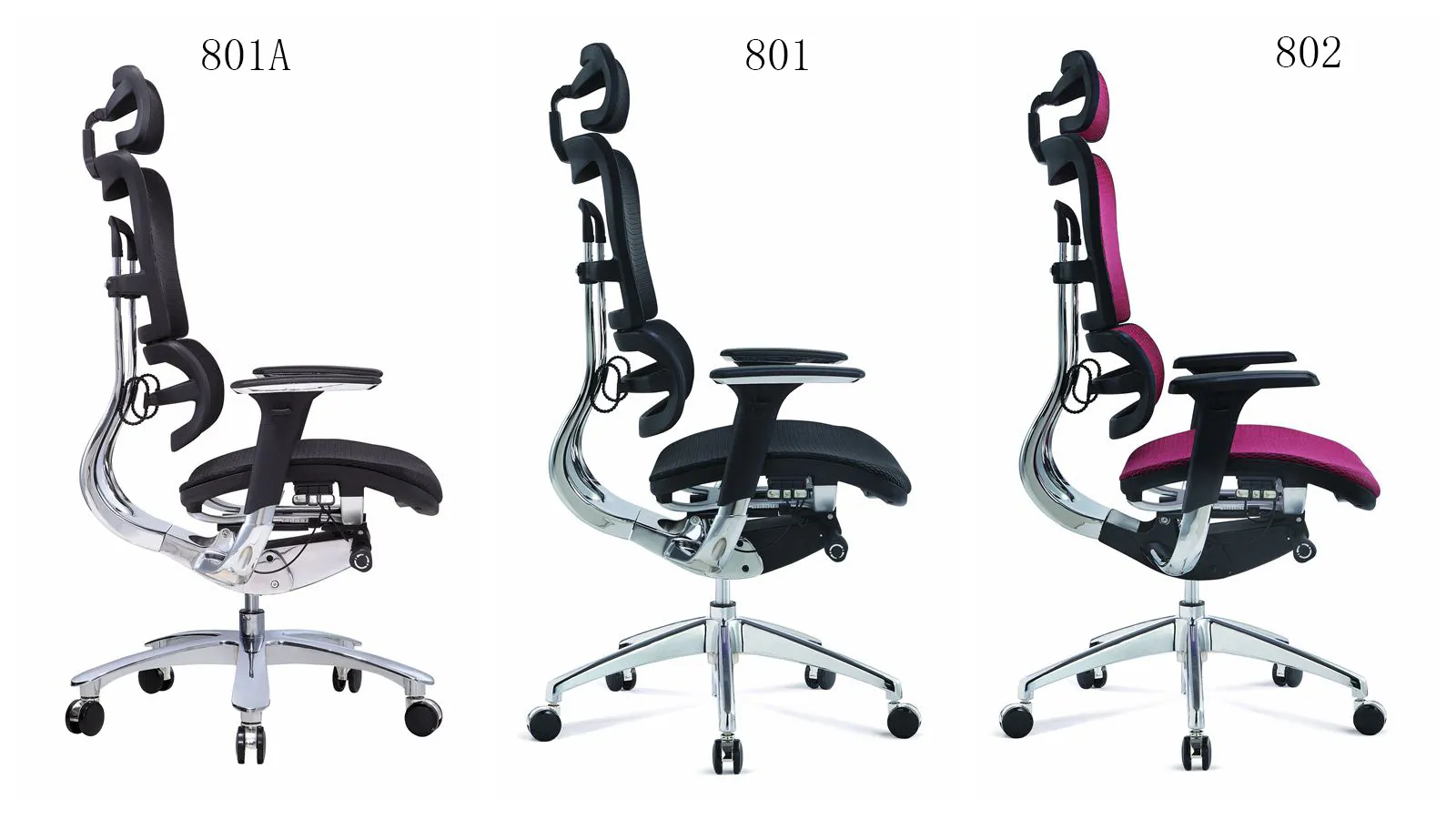 Ergonomischer Bürostuhl 150 kg ergonomischer Bürostuhl der JNS-801 mit hoher Rückenlehne für Erwachsene