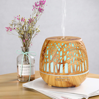 Humidificateur ultrasonique 400 ml, diffuseur d'huiles essentielles, diffuseur d'arômes USB, grande capacité