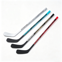 Palo de hockey sobre hielo de fibra de carbono al 10%, juvenil, 370g, duradero, de fibra de vidrio compuesta, con logo personalizado