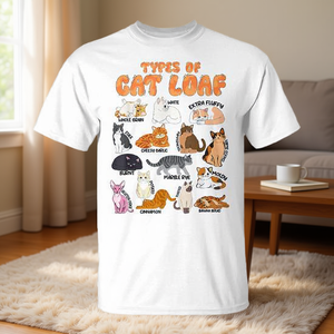 Camiseta con estampado de gatos para mujeres y niñas, camiseta de manga corta con cuello redondo y estampado digital para adultos, tipos de camisetas con estampado de gatos - Product Image 2