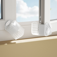 Protector de Esquinas de Ventana de Silicona de Grado Alimenticio para la Seguridad del Bebé, Protector de Esquinas Suave Anticolisión para Niños