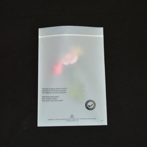 biodegradable custom clothing plastic polybag garment resealable packaging bags for clothes