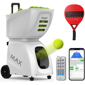 ماكينة قاذف كرة تنس Pusun C قاذفة كرة مع تطبيق/جهاز تحكم عن بعد - Product Image 1