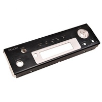 Panneau de commande en aluminium brossé pour électron naturel/noir anodisé découpé au Laser panneau d'amplificateur Audio/stéréo avec trous de montage