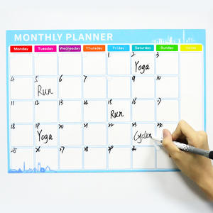 Monthly Planner Magnetic Dry <b>Erase</b> Calendar Chore Charts Removable Fridge Magnet Whiteboard in PET Material - Product Image 1
