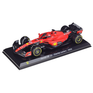 Modelo de Auto de Carreras a Escala 1:24 2023 SF-23 con Vitrina Acrílica, Charles Leclerc 16, Coleccionable de Aleación Metálica - Product Image 1