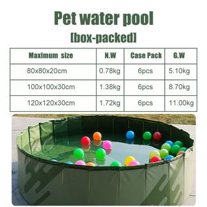 Piscina Portátil Plegable para Perros, Bañera para Animales, de PVC, para Uso en Exteriores, Fabricada en China - Product Image 3