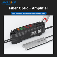 Capteur de positionnement de l'étiquette de la machine, correction de la déviation, capteur à fibre optique de type U à faisceau traversant de type fente, amplificateur de sonde