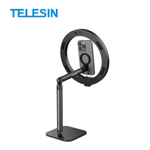 Anneau lumineux LED Telesin 10 pouces pour photographie, selfie, éclairage d'appoint pour <span class=keywords><strong>YouTube</strong></span>, TikTok, vidéo et streaming en direct - Product Image 3