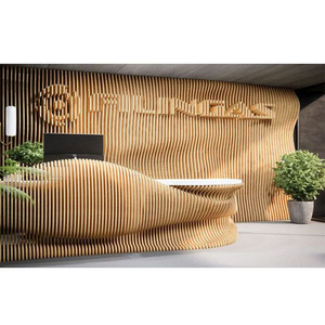 MDF tallado 3D diseño de pared paramétrico cara pared arte Panel decorativo tallado paneles de pared <span class=keywords><strong>para</strong></span> decoración del hogar - Product Image 6