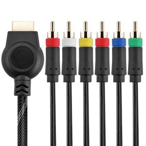 Cao Cấp Độ Phân Giải Cao HDTV Thành Phần RCA Audio Video <span class=keywords><strong>Cable</strong></span> Cho Sony PS3 Và PS2 Chơi Game Giao Diện Điều Khiển - Product Image 3