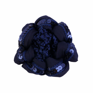 HZO-22034 Filet à cheveux scintillant <span class=keywords><strong>fait</strong></span> <span class=keywords><strong>main</strong></span> pour femme, style danseuse de ballet, avec fleur - Product Image 6