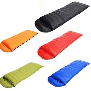 ถุงนอนแบบซองน้ำหนักเบาพิเศษ 800 กรัม (1.76 ปอนด์) ไส้ขนห่าน สำหรับตั้งแคมป์กลางแจ้ง 4 ฤดู ผ้าไนลอน สำหรับเด็ก - Product Image 5