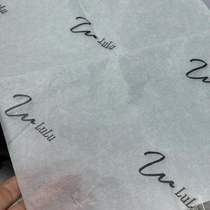 부티크 브랜드 포장 및 럭셔리 선물 랩을 위한 맞춤형 로고 고급 메탈릭 골드 꽃 포장지 티슈 페이퍼 - Product Image 4