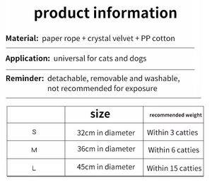 Cama Ortopédica de Felpa para Mascotas con Patrón Sólido, Calmante y Anti-Ansiedad, Lavable, Hexagonal, para Gatos Pequeños, Mejora en Invierno - Product Image 4