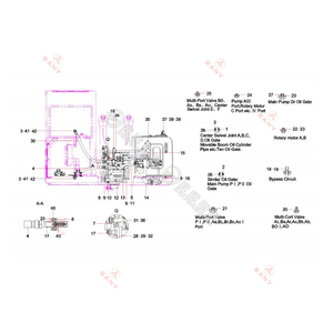 اسم الأجزاء: مخطط مرجعي لمكونات الحفار مخطط تفصيلي لأسماء مكونات الحفار - Product Image 1