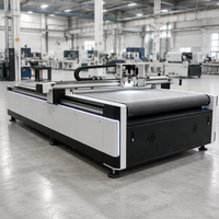 Heetverkopende automatische invoer PVC vinyl sticker vlakbedplotter CNC oscillerende mes snijmachine