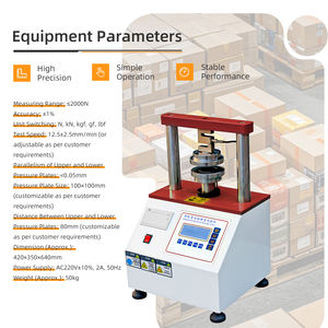ZENROTEST Testeur de compression de bord et d'anneau entièrement automatique de haute précision / <span class=keywords><strong>Test</strong></span> ECT RCT 2000N Précision 1% Multi-unités N/kN - Product Image 4